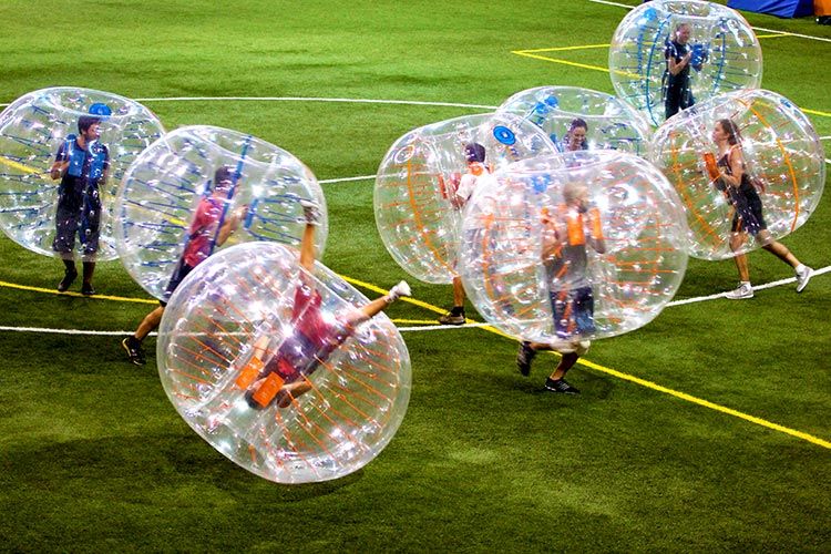 Bubble football - Excellent teambuilding in Barcelona