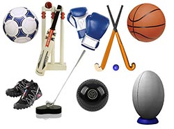 Various equipment available for training camps in Barcelona, Spain