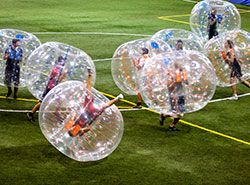 Teambuilding in Barcelona - Activities in Barcelona - Bubble football - Bubble soccer
