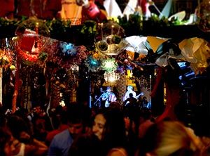 Music playing in the streets at Fieste Mayor de Gracia