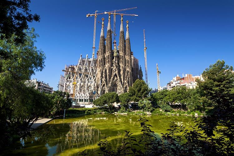 La Sagrada Familia in Barcelona, Spain
